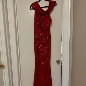 NYE Gown Dress Holiday Event/Party Dress Size XL Excellent Condition #JUSTIN
